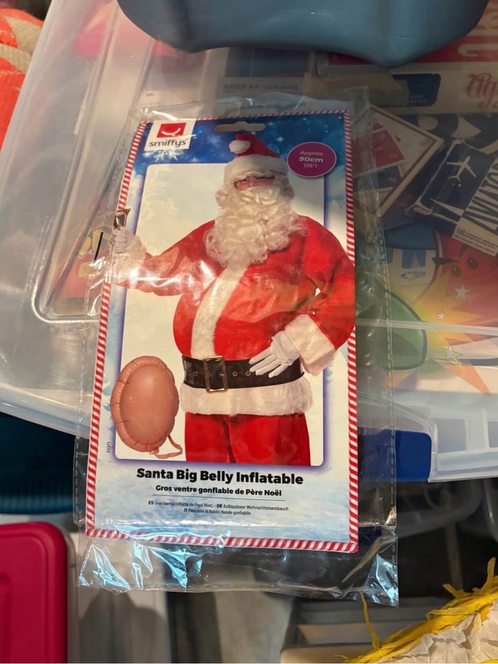 miffy Santa Big Belly Inflatable - Red Christmas Decoration